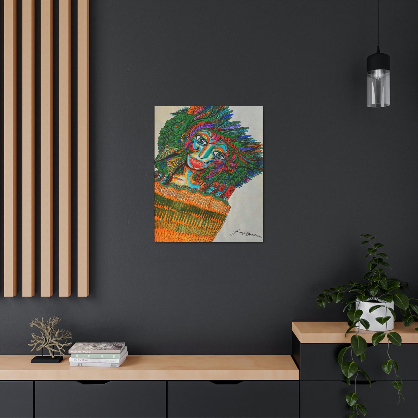 Abstract, Surreal, Funky Woman, Friendship, Inspiration Wall Art