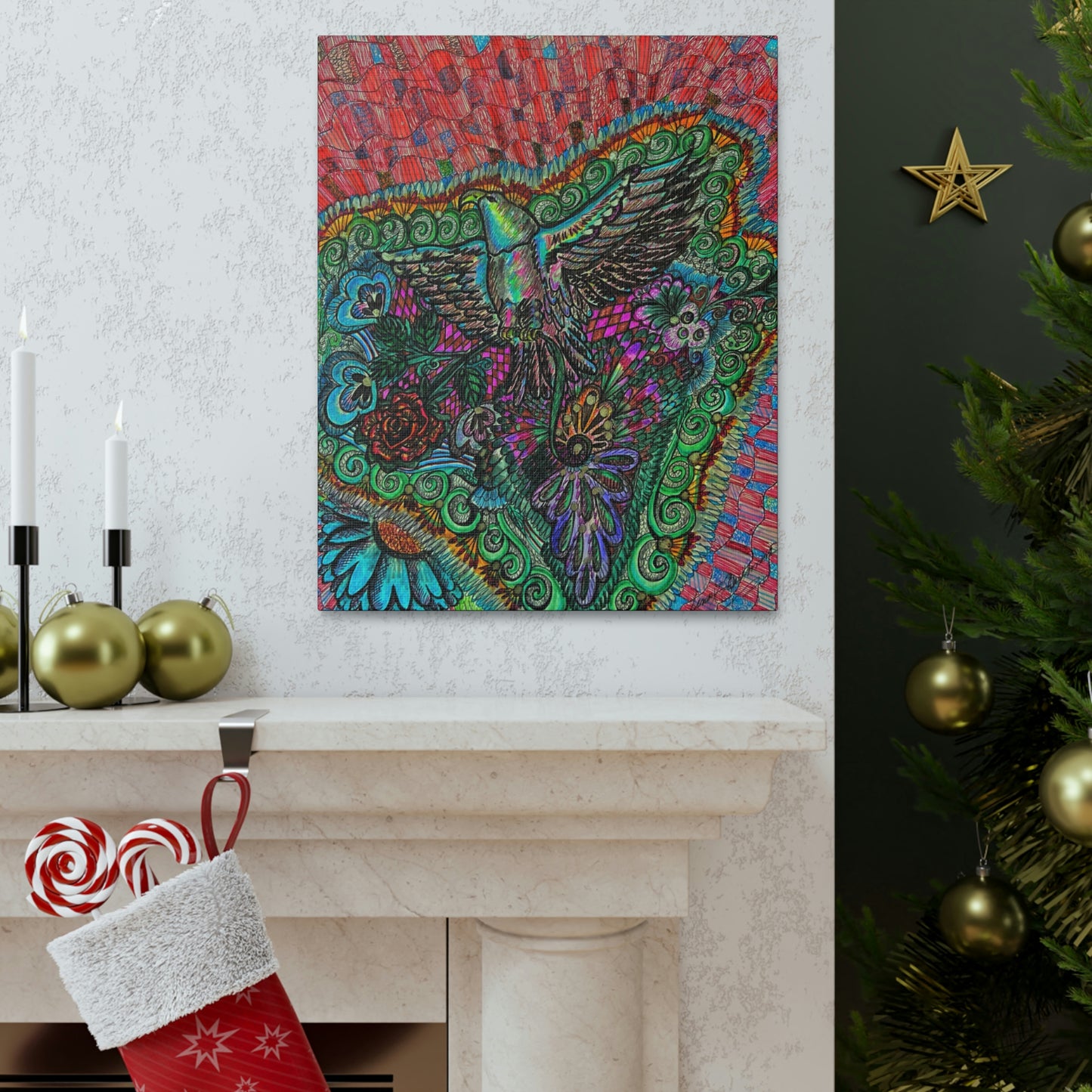 Bird Fashion, Abstract, Surreal, Friendship, Inspiration Wall Art