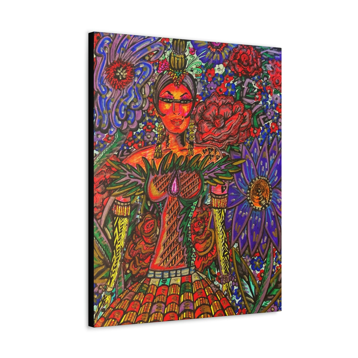Abstract, Surreal, Funky Woman, Friendship, Inspiration Wall Art