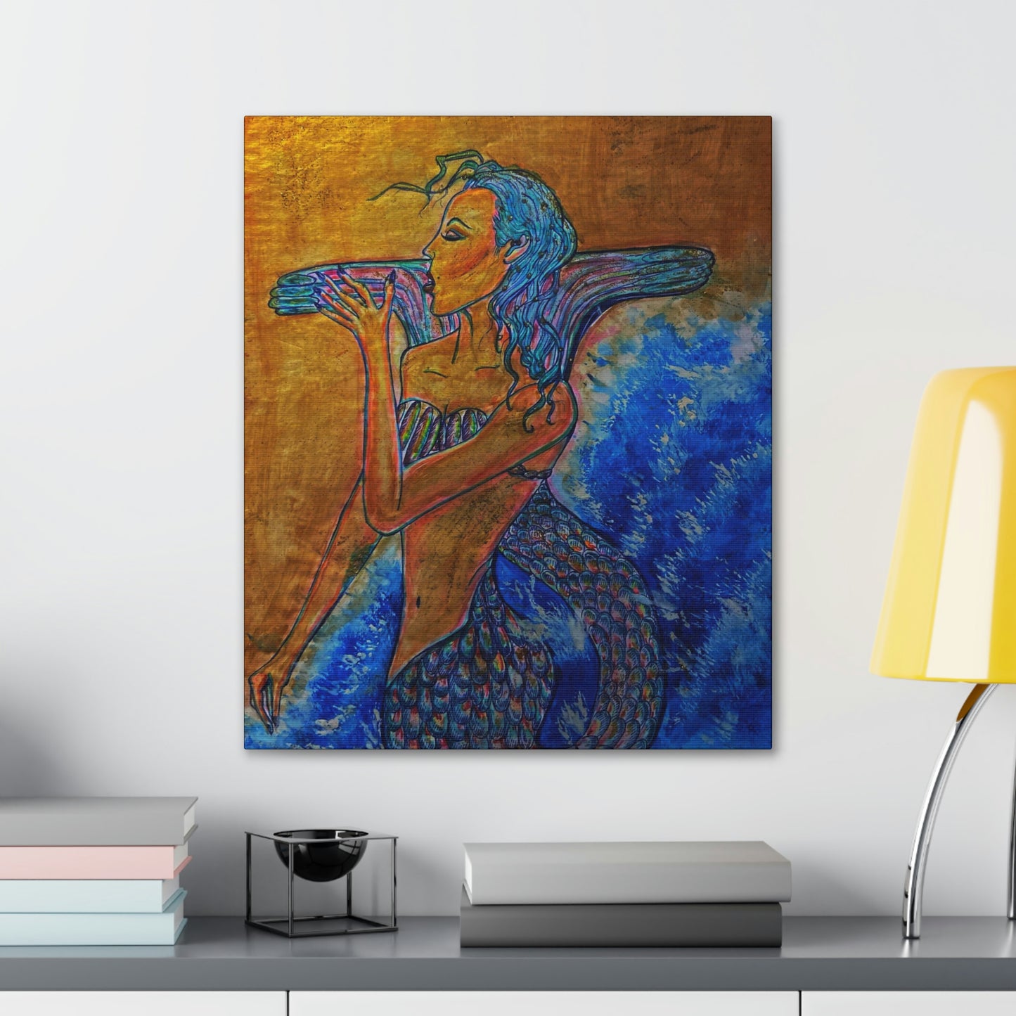 A Mermaids Taste of the Sea, Fashion, Abstract, Friendship, Inspiration Wall Art