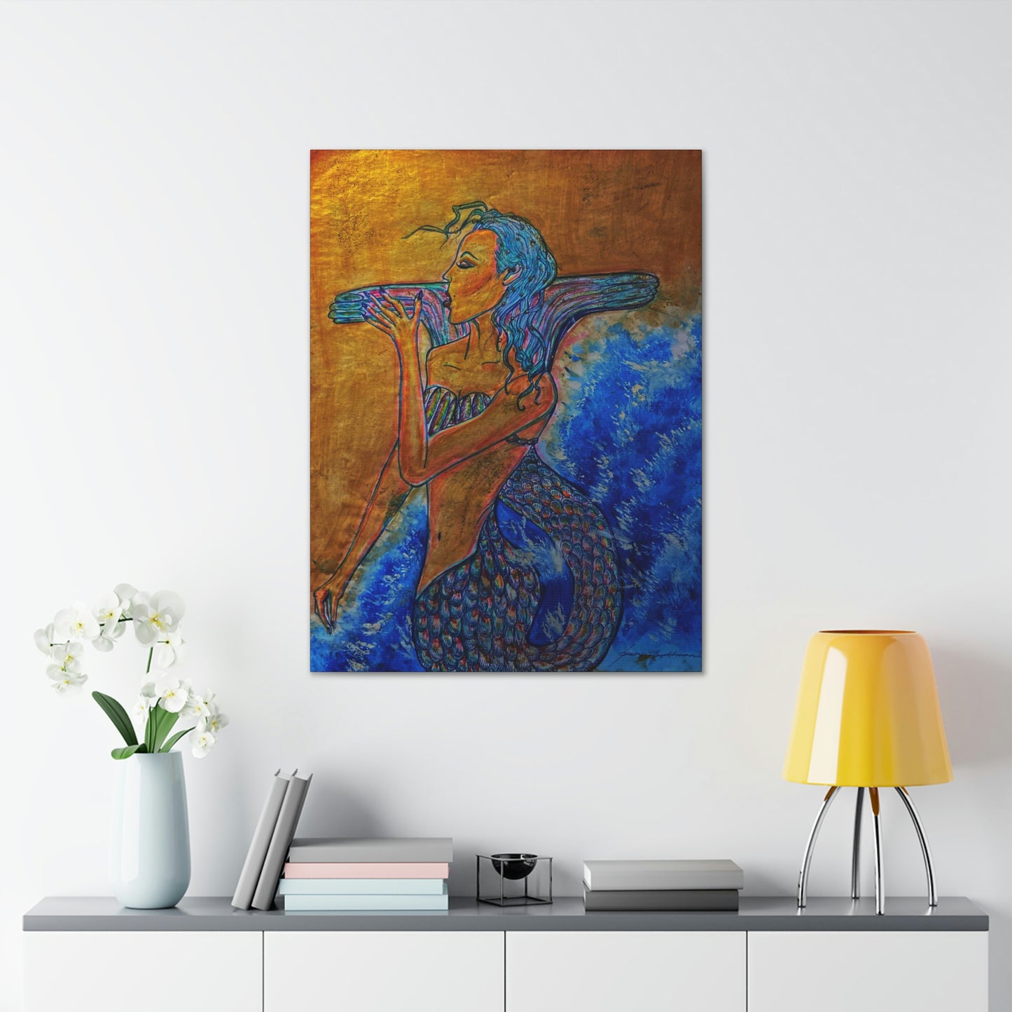 A Mermaids Taste of the Sea, Fashion, Abstract, Friendship, Inspiration Wall Art