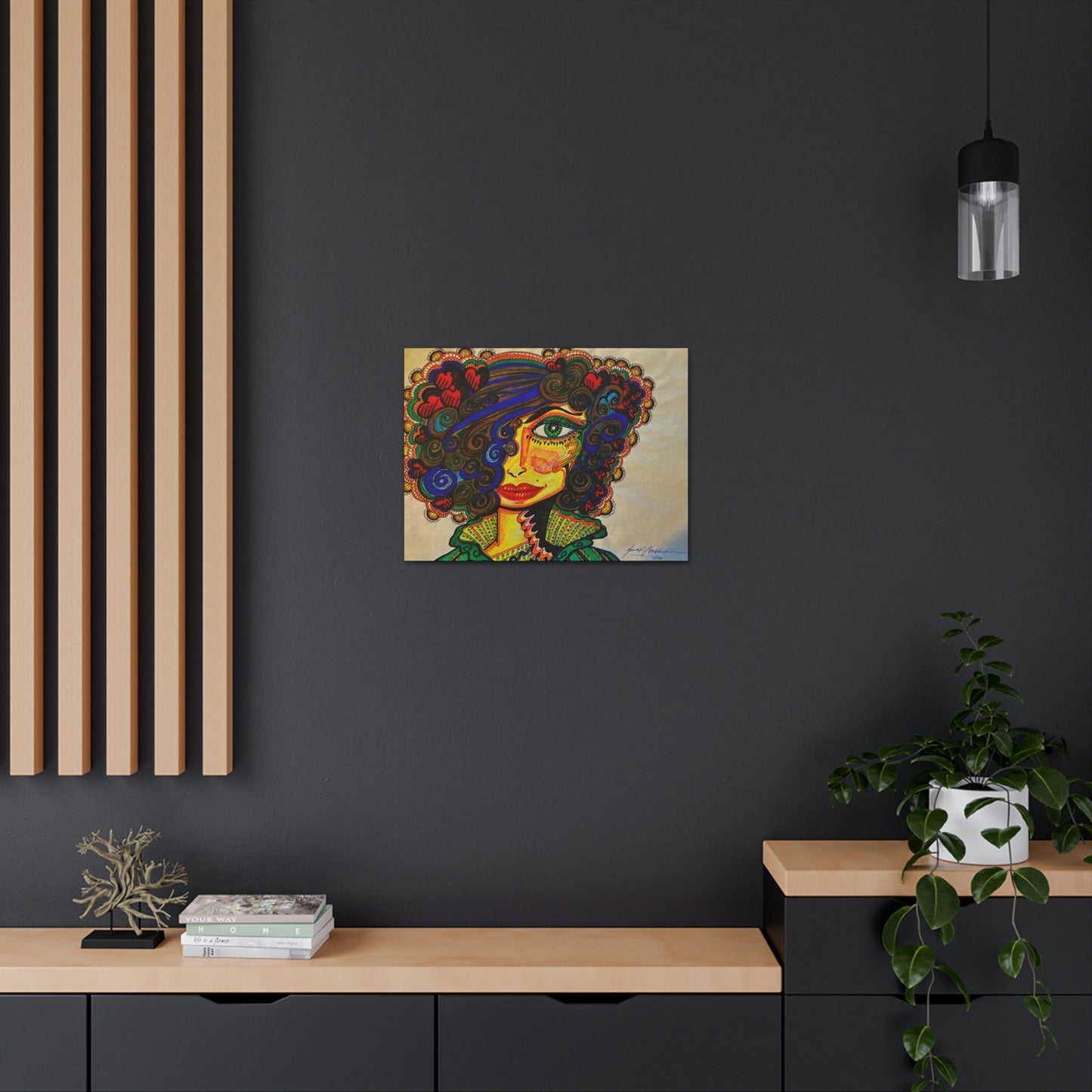 Abstract, Surreal, Funky Woman, Friendship, Inspiration Wall Art