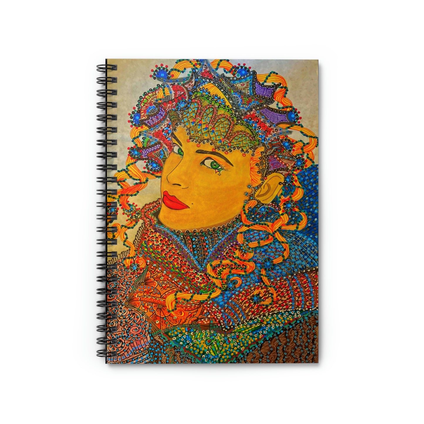 Abstract, Spiritual, Royalty Spiral Notebook - Ruled Line