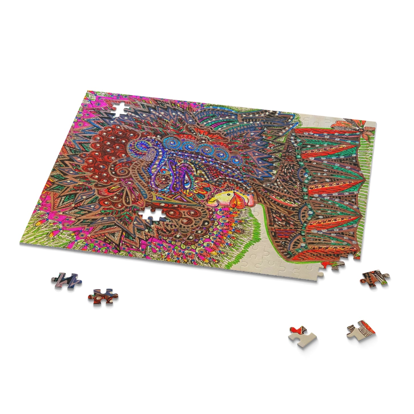 Spiritual Floral Queen Puzzle (120, 252, 500-Piece)JigSaw Puzzle, Birthday Gift, Gifts For Bridesmaids