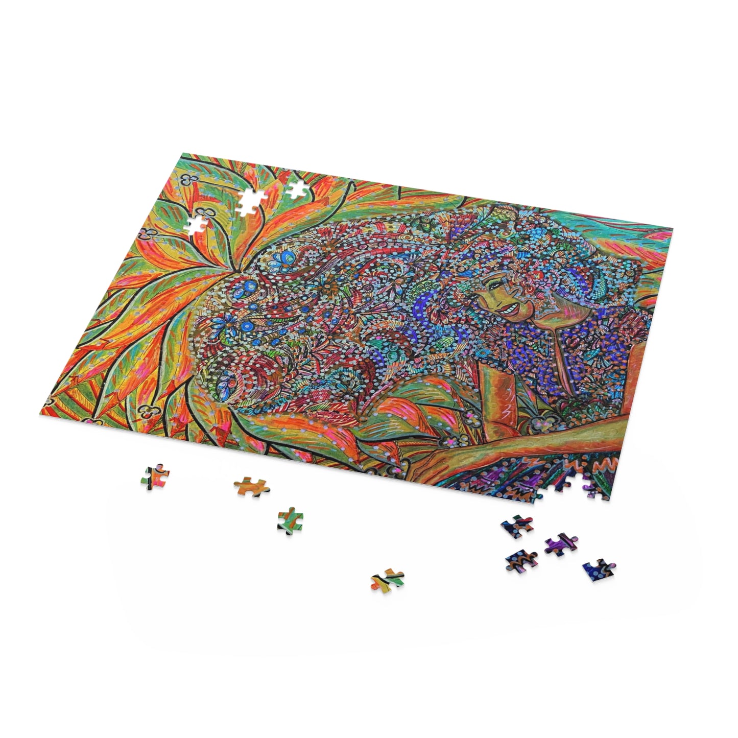 Golden Happy Queen Puzzle (120, 252, 500-Piece)JigSaw Puzzle, Birthday Gift, Gifts For Bridesmaids