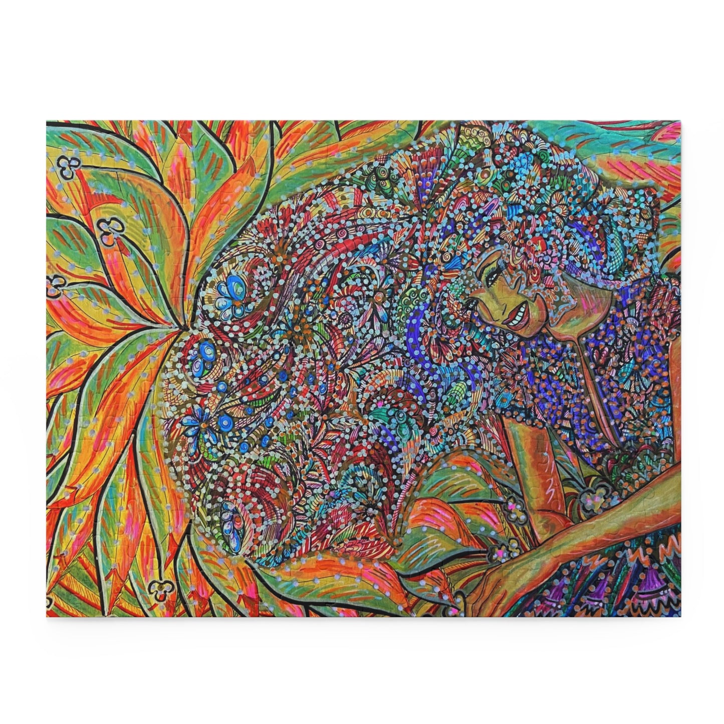 Golden Happy Queen Puzzle (120, 252, 500-Piece)JigSaw Puzzle, Birthday Gift, Gifts For Bridesmaids