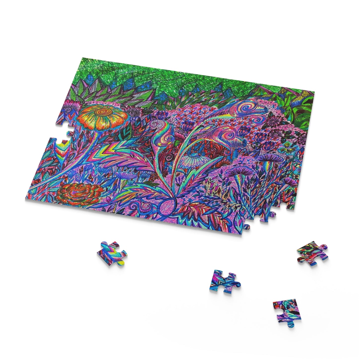 Floral Puzzle (120, 252, 500-Piece)JigSaw Puzzle, Birthday Gift, Gifts For Bridesmaids