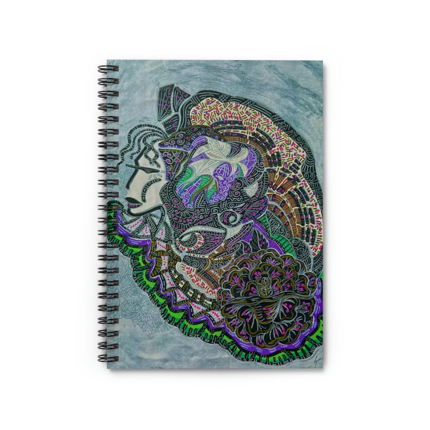 Surreal, Abstract, Spiritual Guide Spiral Notebook - Ruled Line