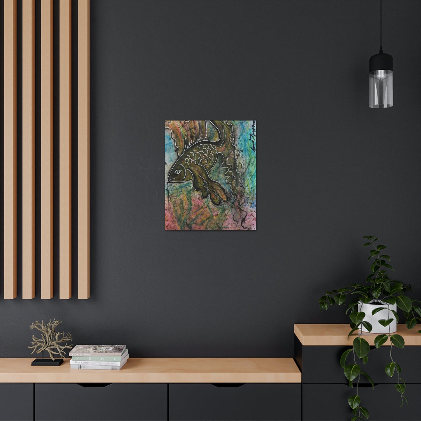 Marine Life, Fish, Fashion, Abstract, Friendship, Inspiration Wall Art