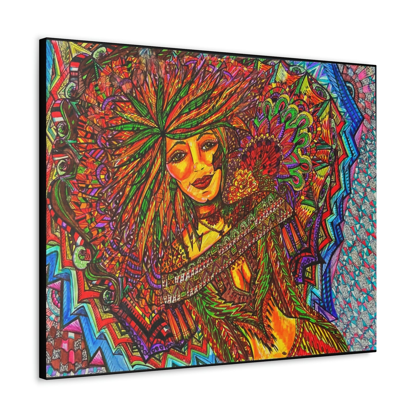 Abstract, Surreal, Funky Woman, Friendship, Inspiration Wall Art
