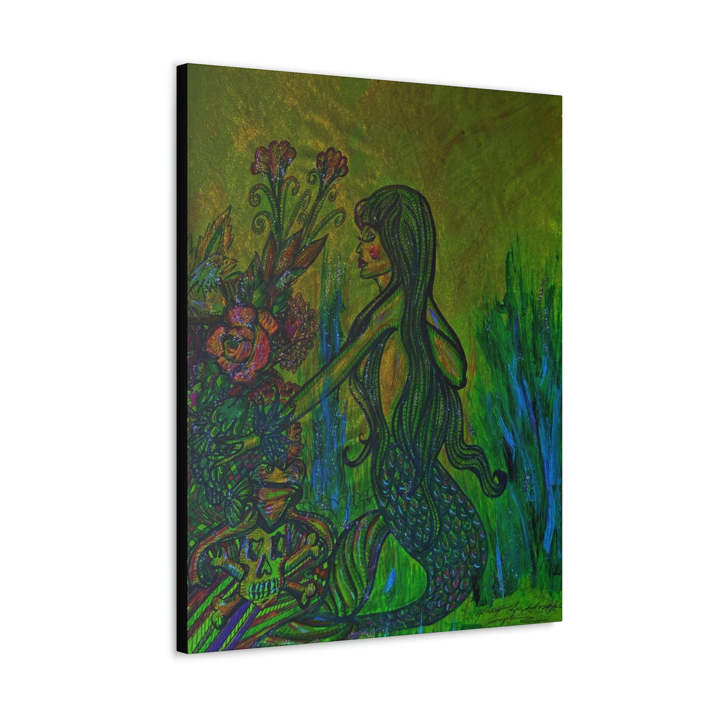 Loving Nature of Mermaids, Fashion, Abstract, Friendship, Inspiration Wall Art