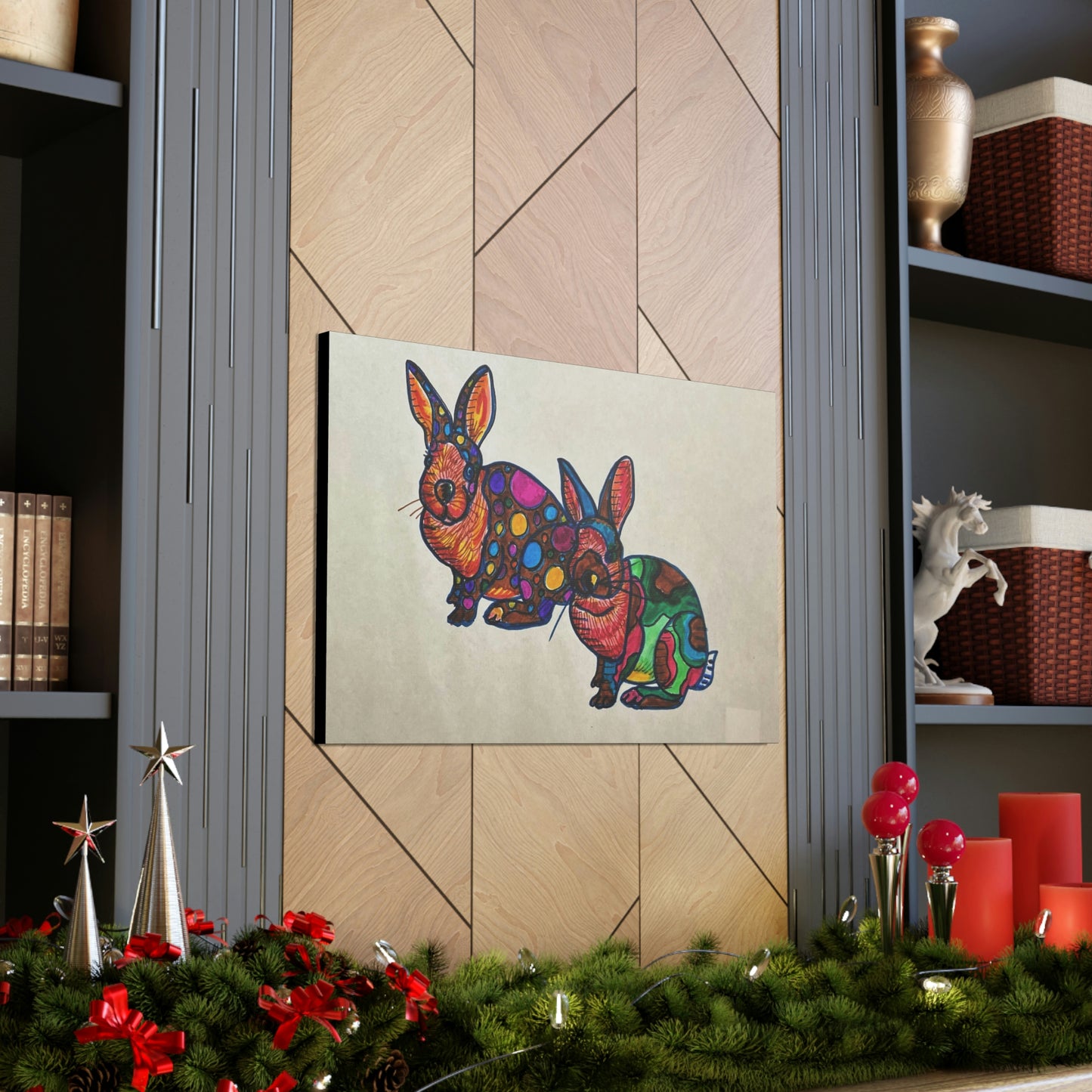 Fanatic Rabbit Fashion, Abstract, Surreal, Friendship, Inspiration Wall Art