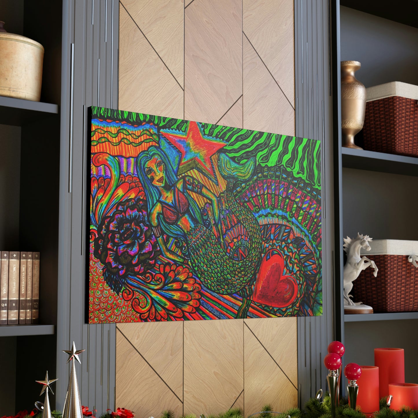 Show Queen Mermaid, Fashion, Abstract, Friendship, Inspiration Wall Art