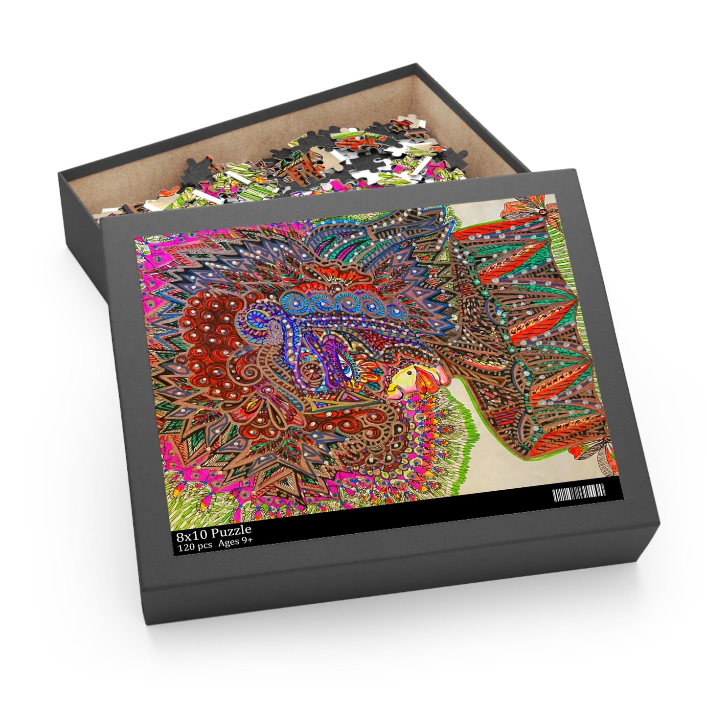 Spiritual Floral Queen Puzzle (120, 252, 500-Piece)JigSaw Puzzle, Birthday Gift, Gifts For Bridesmaids