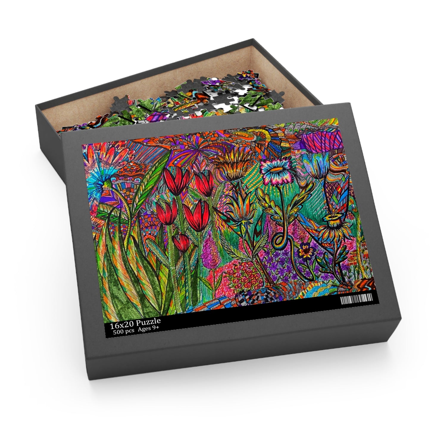 Floral Puzzle (120, 252, 500-Piece)Abstract Surreal JigSaw Puzzle, Birthday Gift, Gifts For Bridesmaids