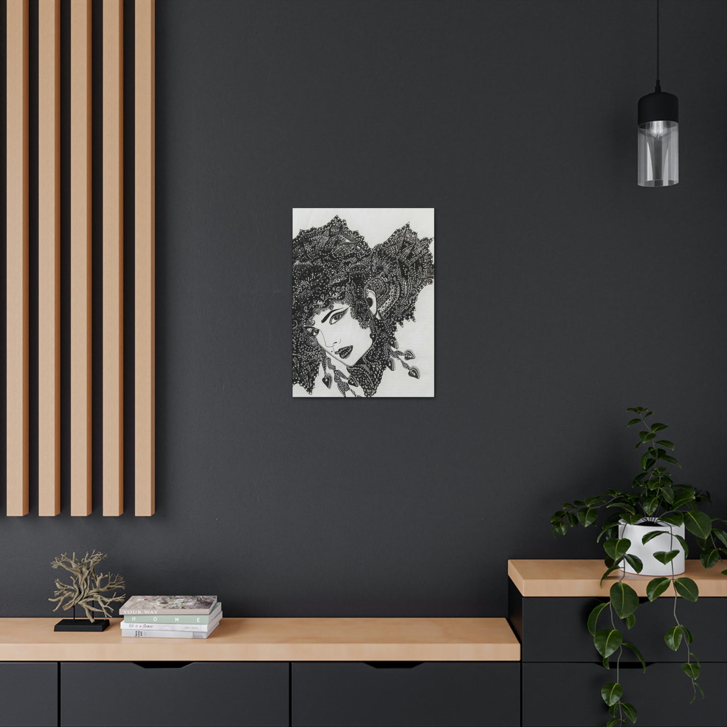 Ancestral Queen, Fashion, Abstract, Friendship, Inspiration Wall Art