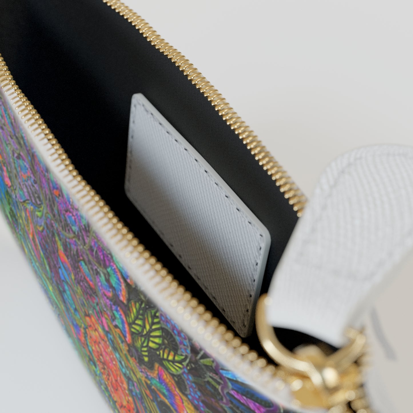 Abstract Surreal Hidden Fairy Mini Clutch Bag, Bridal Clutch Purse, Designer Party Clutch, Modern Evening Clutch, Wristlet Wallet for women, Evening Clutch Purse, gifts for her, gifts for bridesmaids, Bag, Bagging