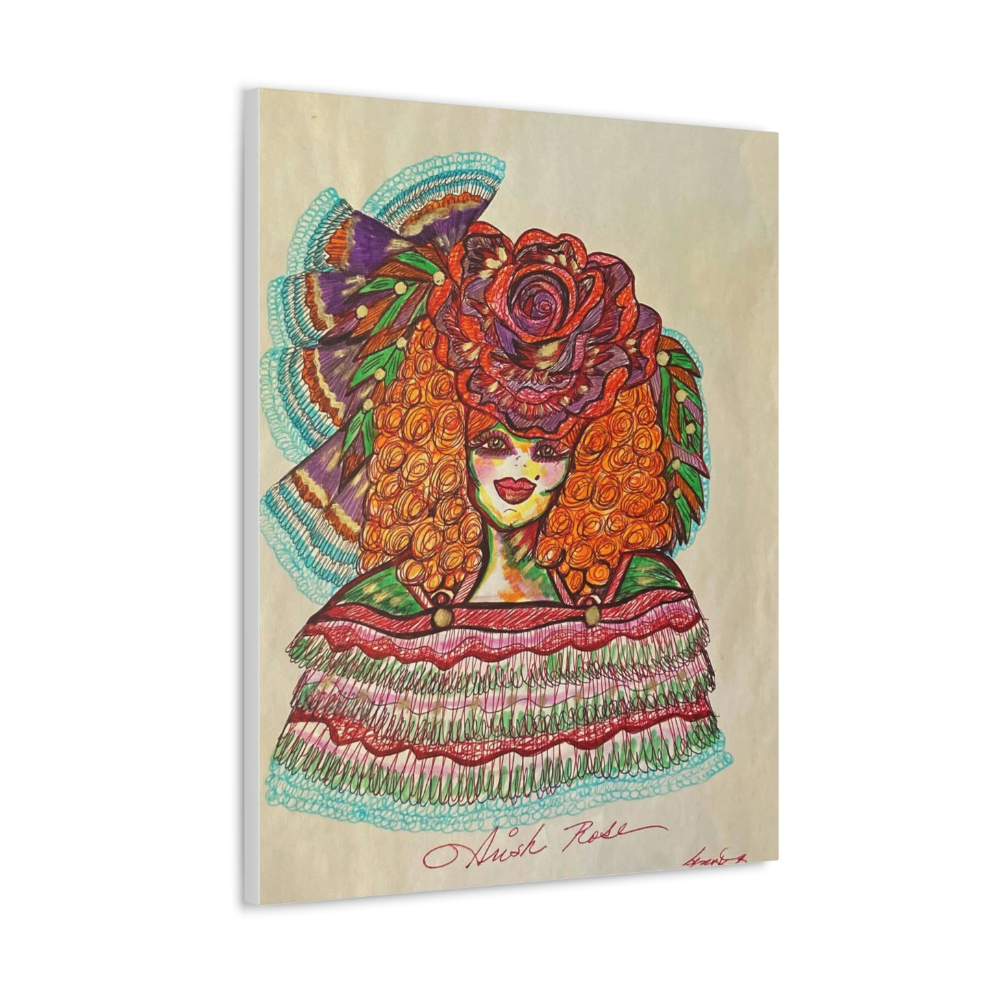 Abstract, Surreal, Funky Woman, Friendship, Inspiration Wall Art