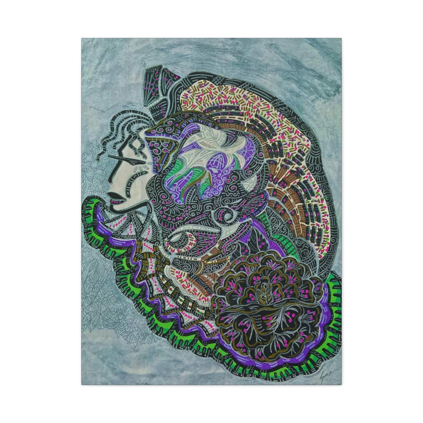 Abstract, Surreal, Funky Woman, Friendship, Inspiration Wall Art