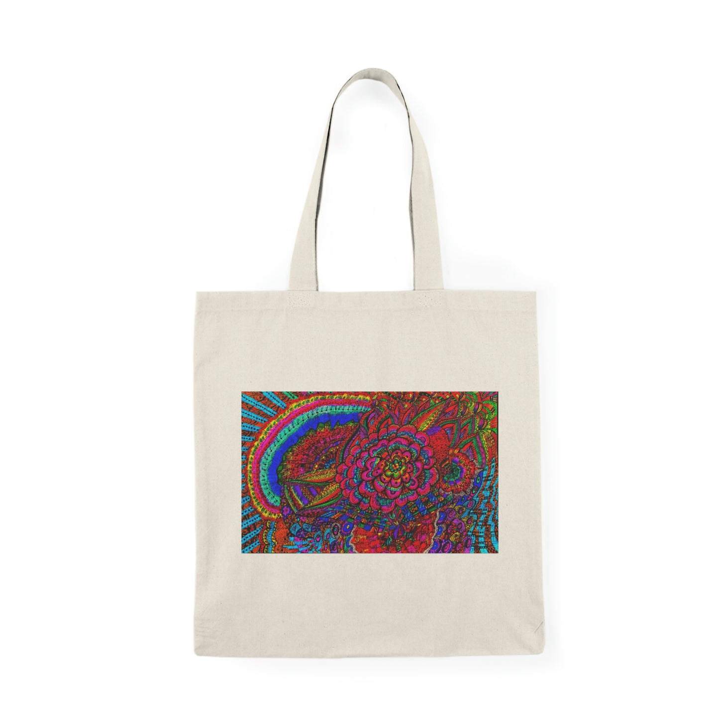 Abstract, Surreal, Floral, Natural Tote Bag, Aesthetic Canvas Bag Shopping Bag, Birthday Gift Bag, Bridal Gift Tote Bag, Library Bag.