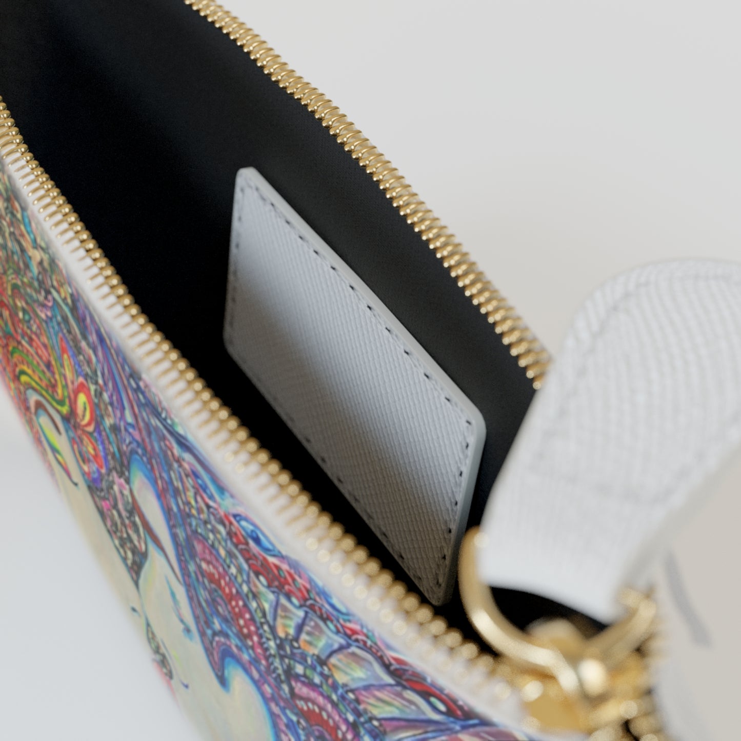 Abstract Surreal Romantic Kiss Mini Clutch Bag, Bridal Clutch Purse, Designer Party Clutch, Modern Evening Clutch, Wristlet Wallet for women, Evening Clutch Purse, gifts for her, gifts for bridesmaids, Bag, Bagging