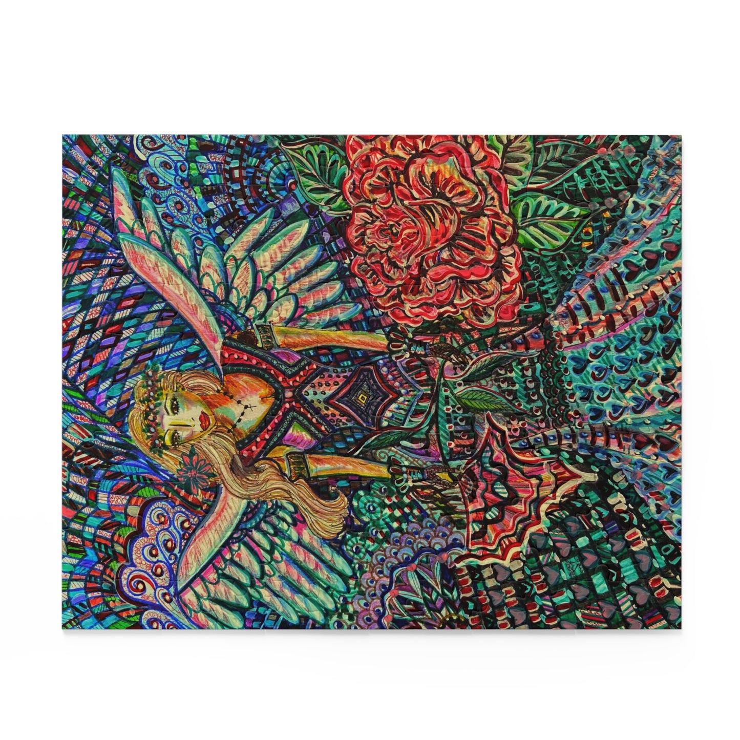 Spiritual Angel Puzzle (120, 252, 500-Piece)Abstract Surreal JigSaw Puzzle, Birthday Gift, Gifts For Bridesmaids