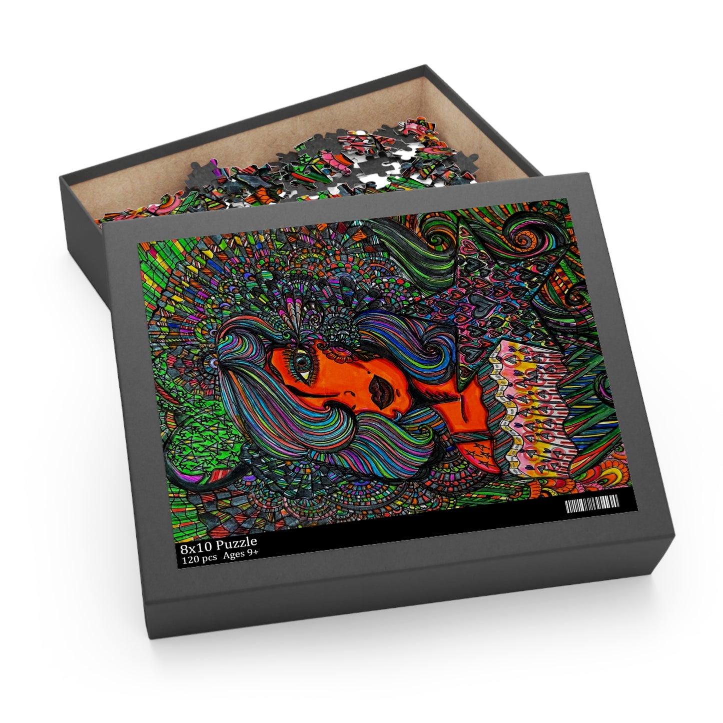 Abstract, Surreal Women Living in Harmony Puzzle (120, 252, 500-Piece)JigSaw Puzzle, Birthday Gift, Gifts For Bridesmaids