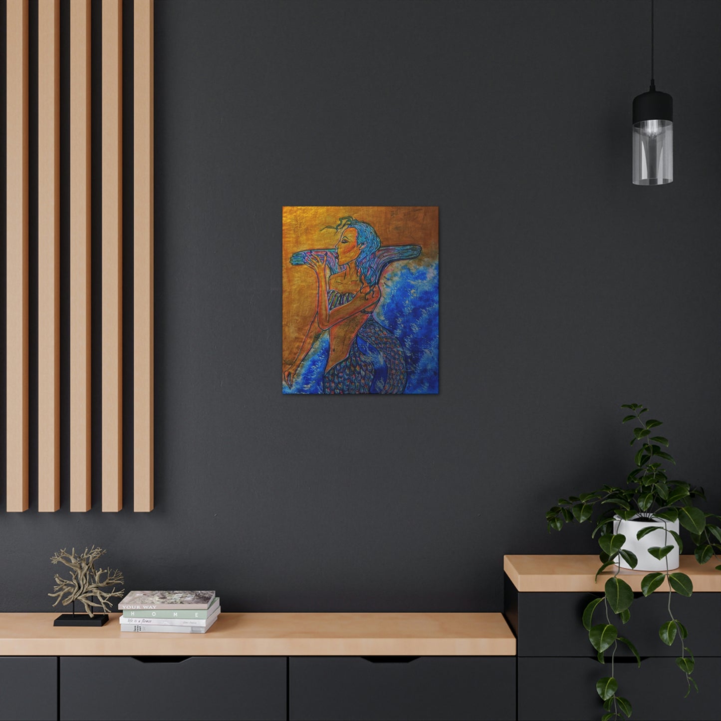 A Mermaids Taste of the Sea, Fashion, Abstract, Friendship, Inspiration Wall Art