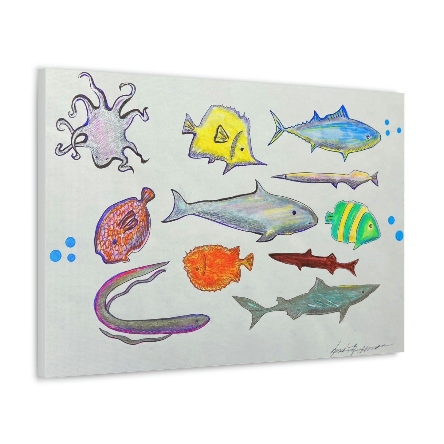 Marine Life, Fashion, Abstract, Surreal, Friendship, Inspiration Wall Art
