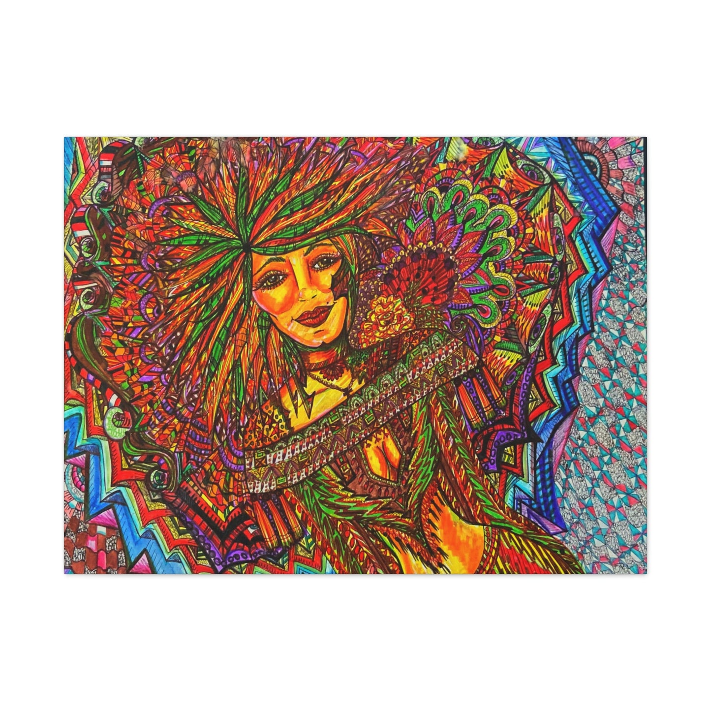 Abstract, Surreal, Funky Woman, Friendship, Inspiration Wall Art