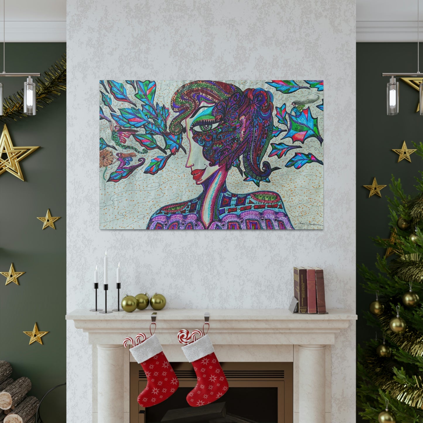 Spiritual Beauty, Hidden Gift, Fashion, Abstract, Friendship, Inspiration Wall Art