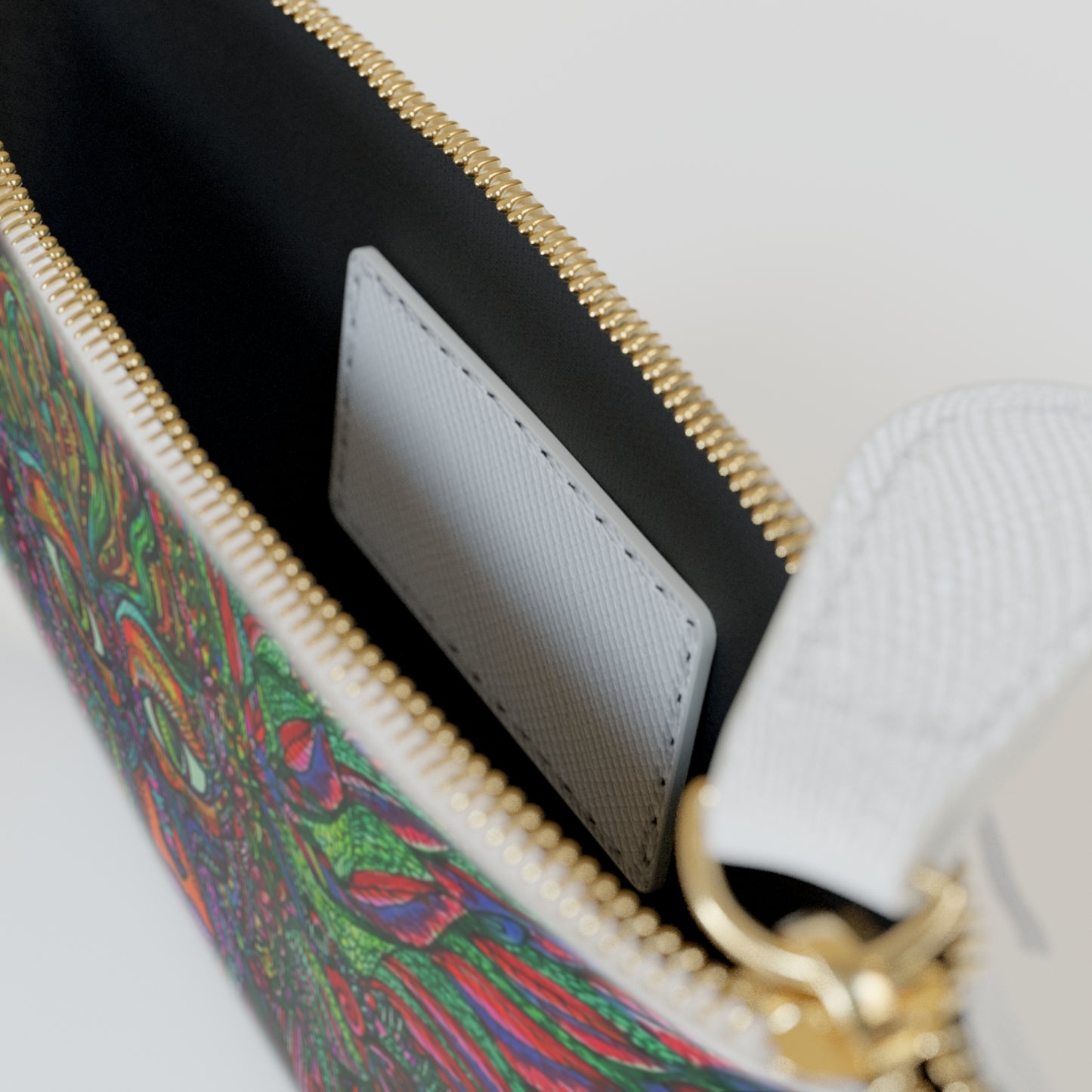 Abstract Surreal Hidden Fairy Mini Clutch Bag, Bridal Clutch Purse, Designer Party Clutch, Modern Evening Clutch, Wristlet Wallet for women, Evening Clutch Purse, gifts for her, gifts for bridesmaids, Bag, Bagging