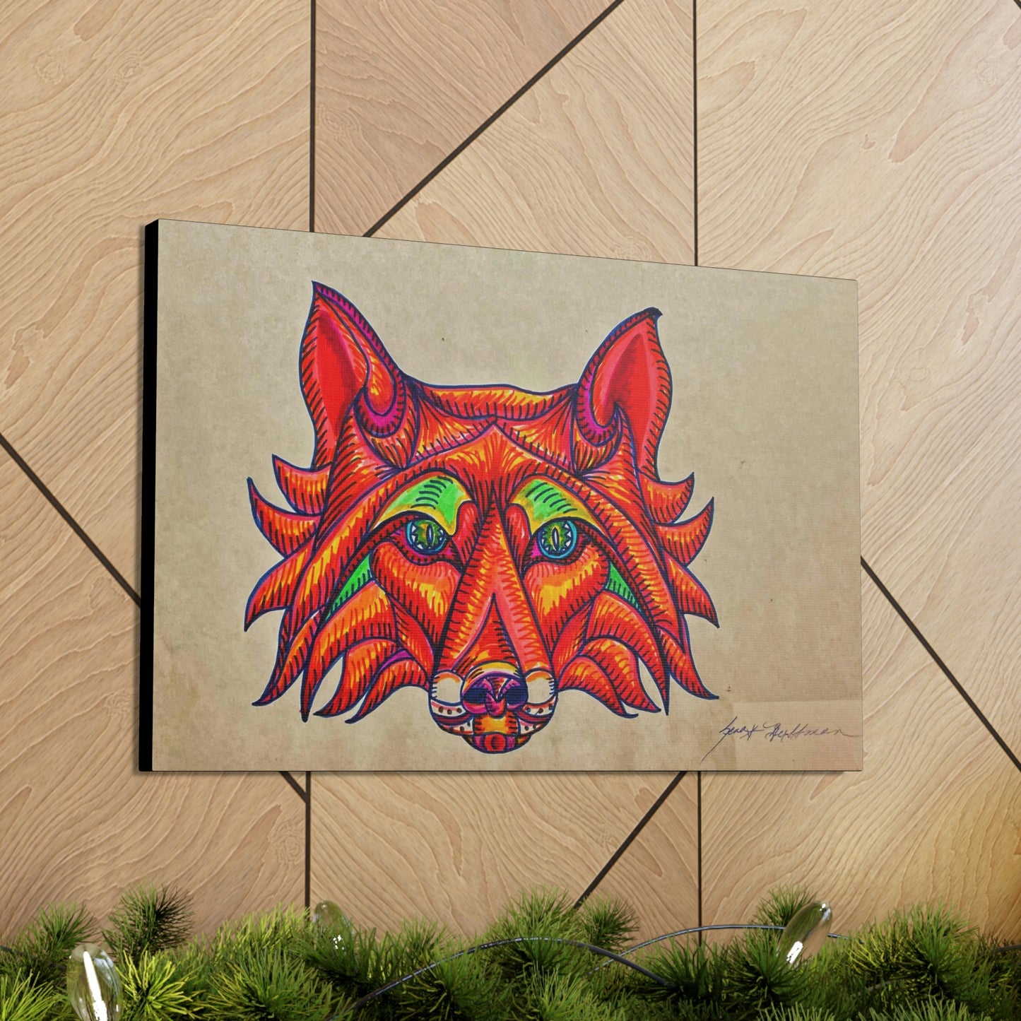 Fox Nature, Fashion, Abstract, Surreal, Friendship, Inspiration Wall Art