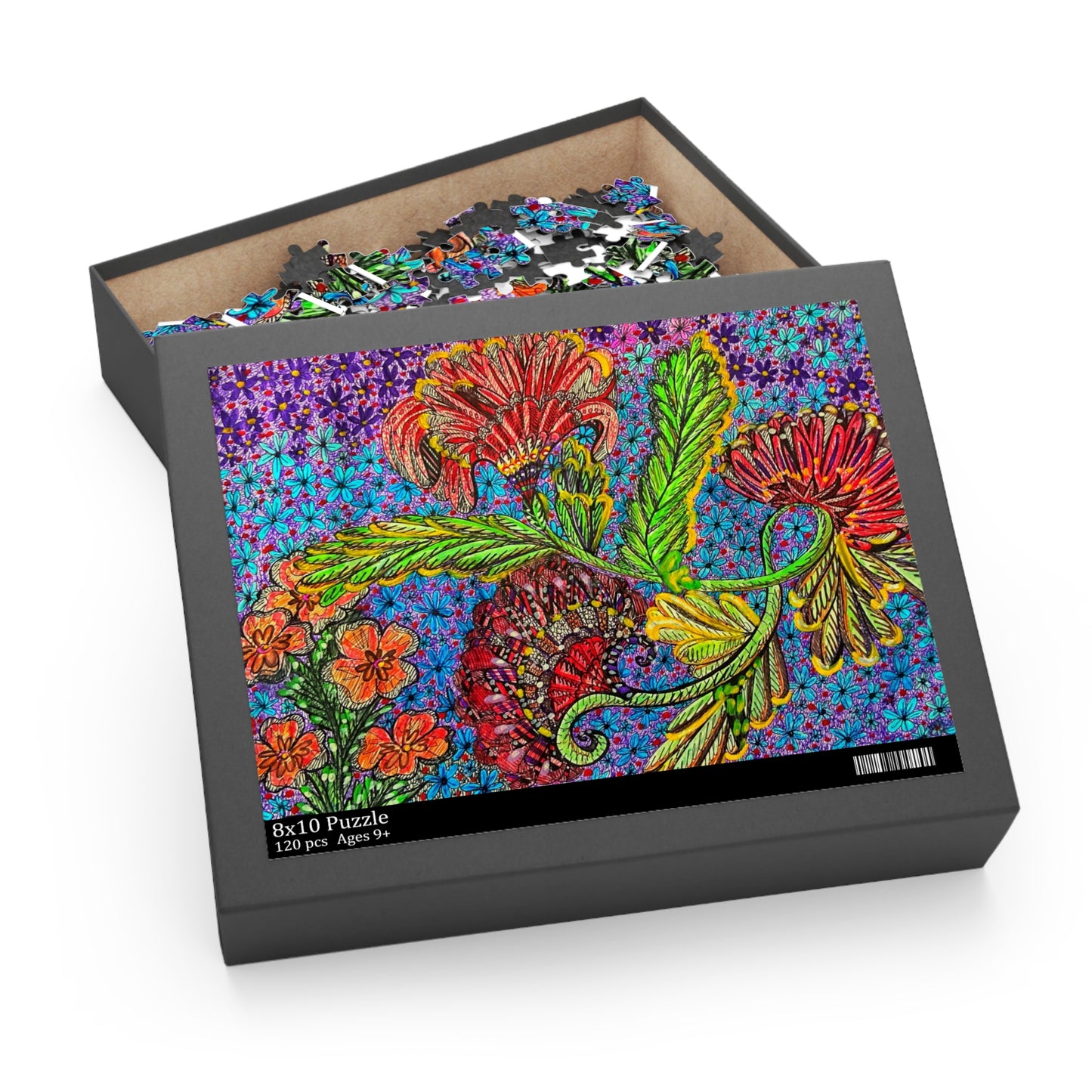 Floral Puzzle (120, 252, 500-Piece)JigSaw Puzzle, Birthday Gift, Gifts For Bridesmaids