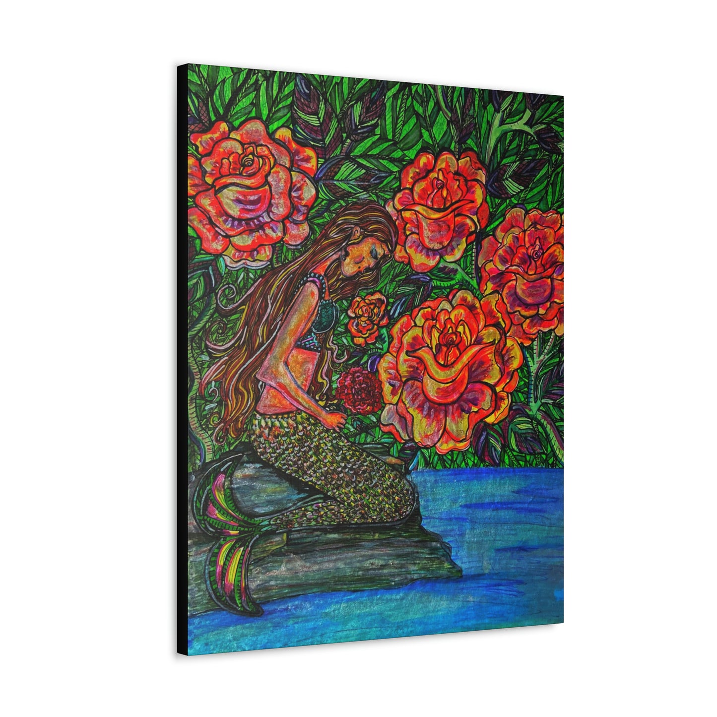 Mermaids Inner Connection, Fashion, Abstract, Friendship, Inspiration Wall Art