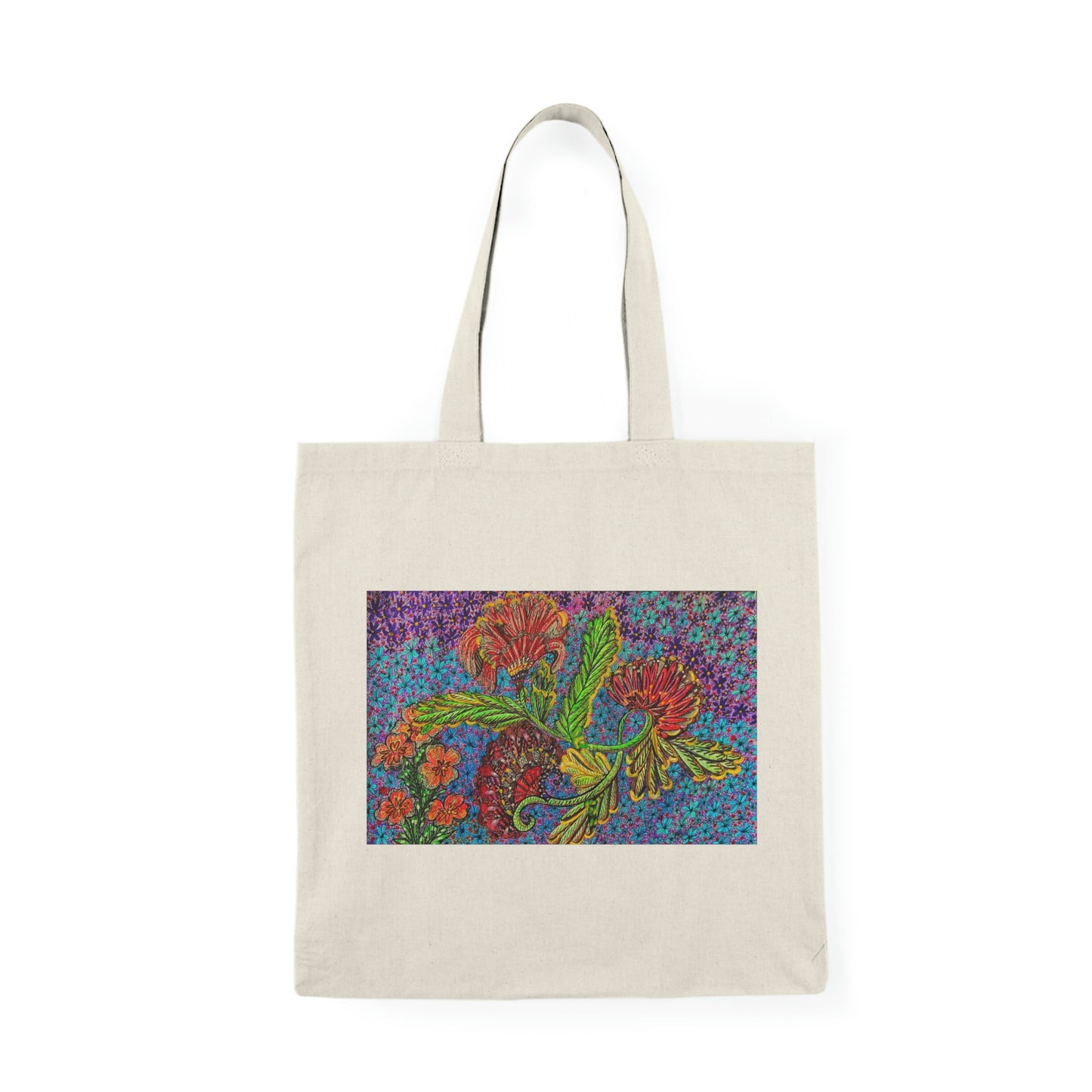 Abstract, Surreal, Floral, Natural Tote Bag, Aesthetic Canvas Bag Shopping Bag, Birthday Gift Bag, Bridal Gift Tote Bag, Library Bag.