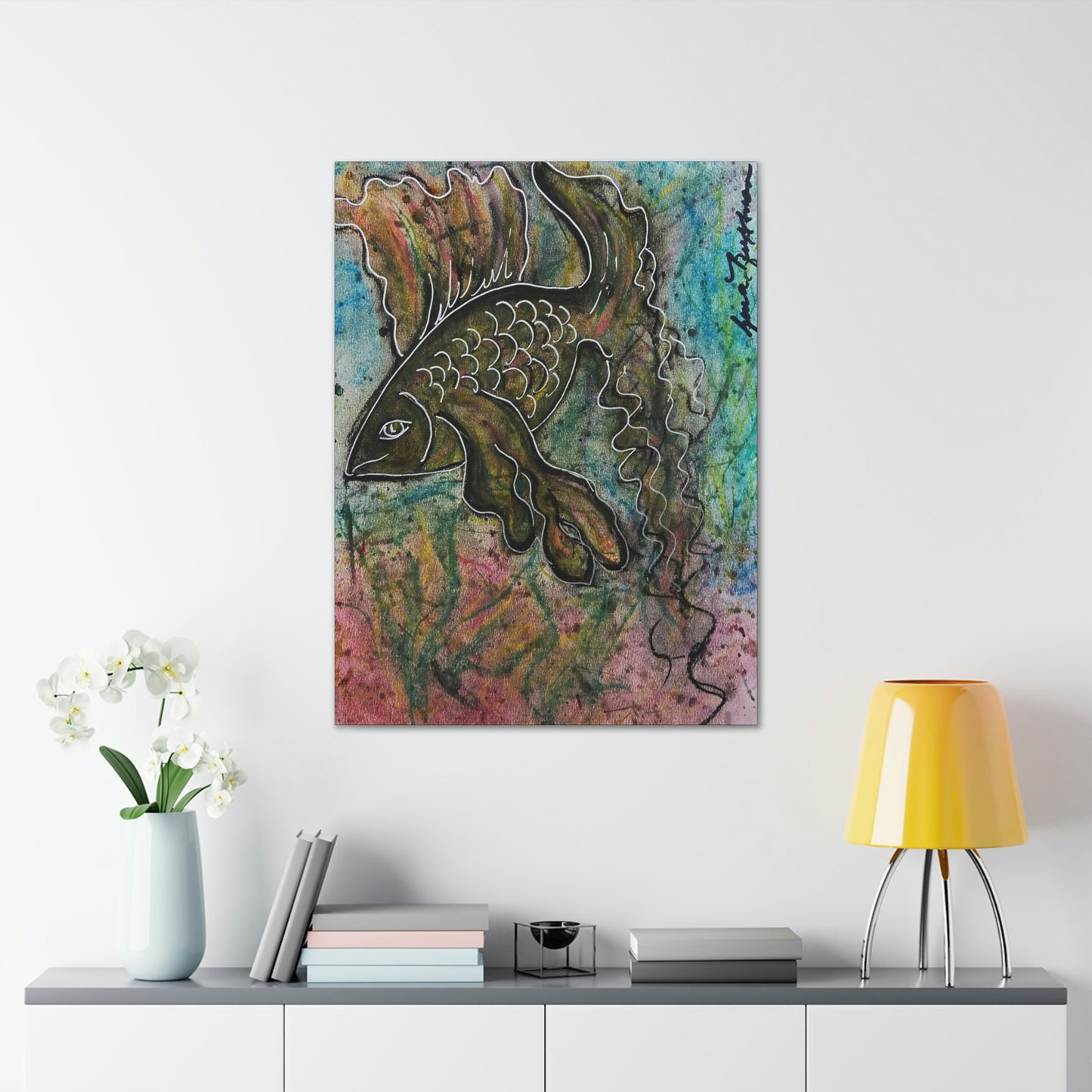 Marine Life, Fish, Fashion, Abstract, Friendship, Inspiration Wall Art