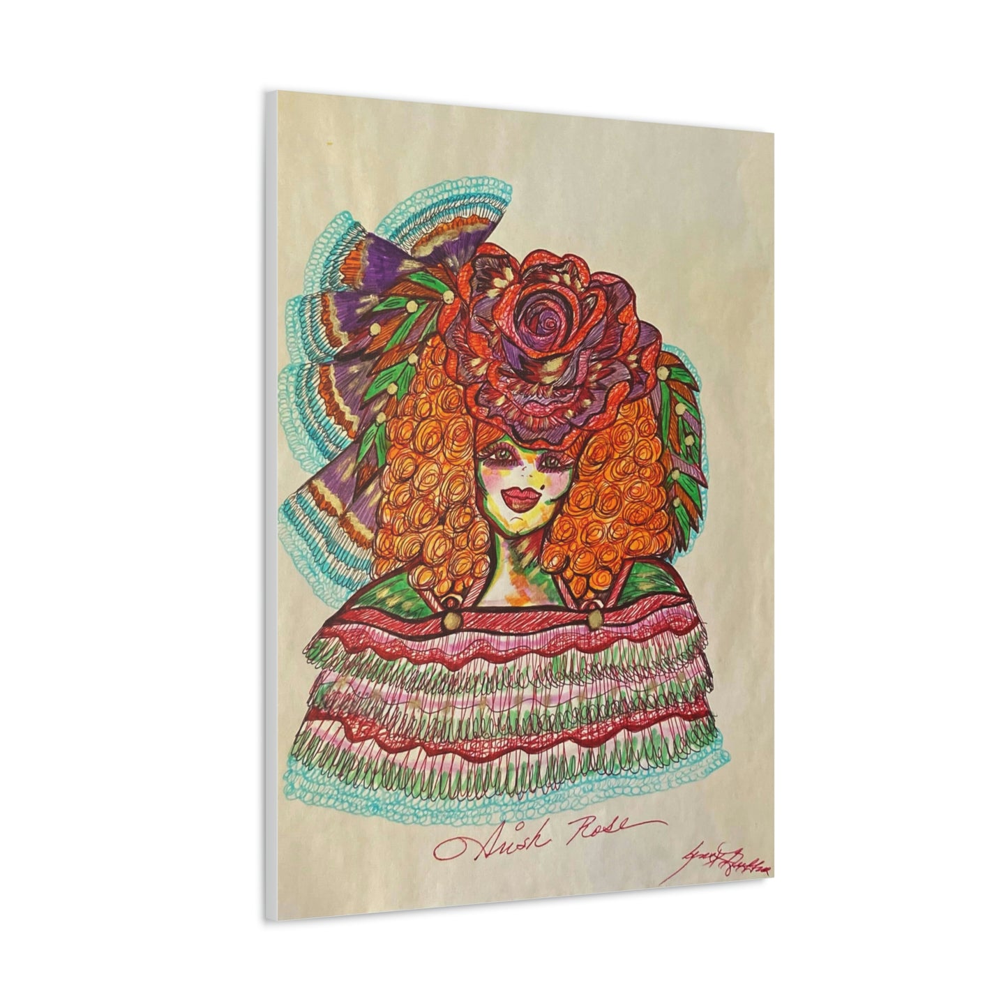 Abstract, Surreal, Funky Woman, Friendship, Inspiration Wall Art