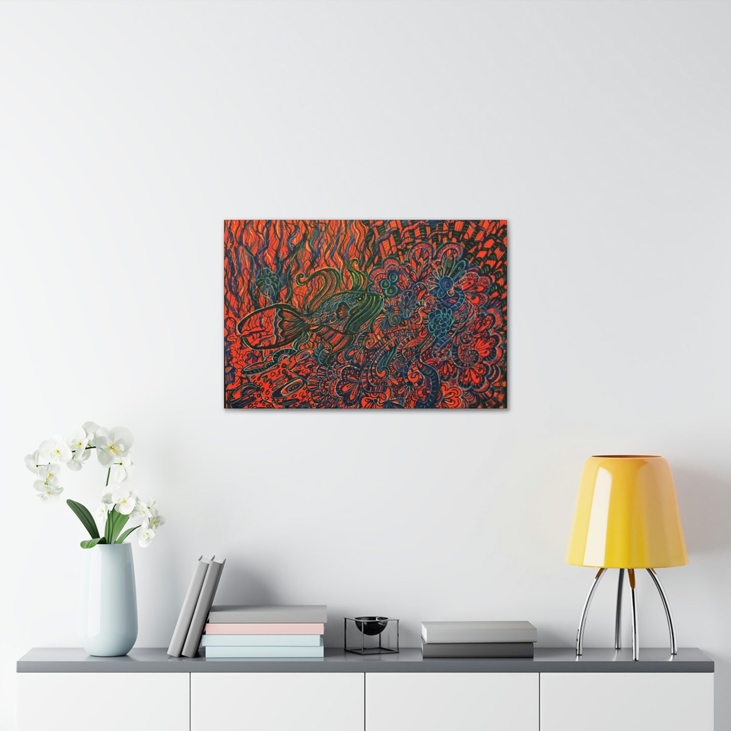 Hidden Trigger Fish, Fashion, Abstract, Friendship, Inspiration Wall Art