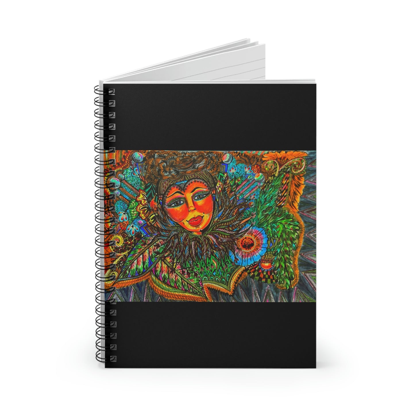 Abstract, Surreal Spirit Spiral Notebook - Ruled Line