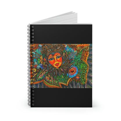 Abstract, Surreal Spirit Spiral Notebook - Ruled Line