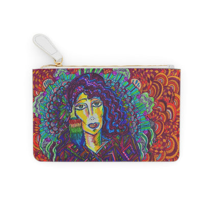 Abstract Surreal Mini Clutch Bag, Bridal Clutch Purse, Designer Party Clutch, Modern Evening Clutch, Wristlet Wallet for women, Evening Clutch Purse, gifts for her, gifts for bridesmaids, Bag, Bagging