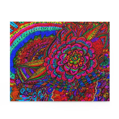 Abstract, Surreal Flower Puzzle (120, 252, 500-Piece)JigSaw Puzzle, Birthday Gift, Gifts For Bridesmaids