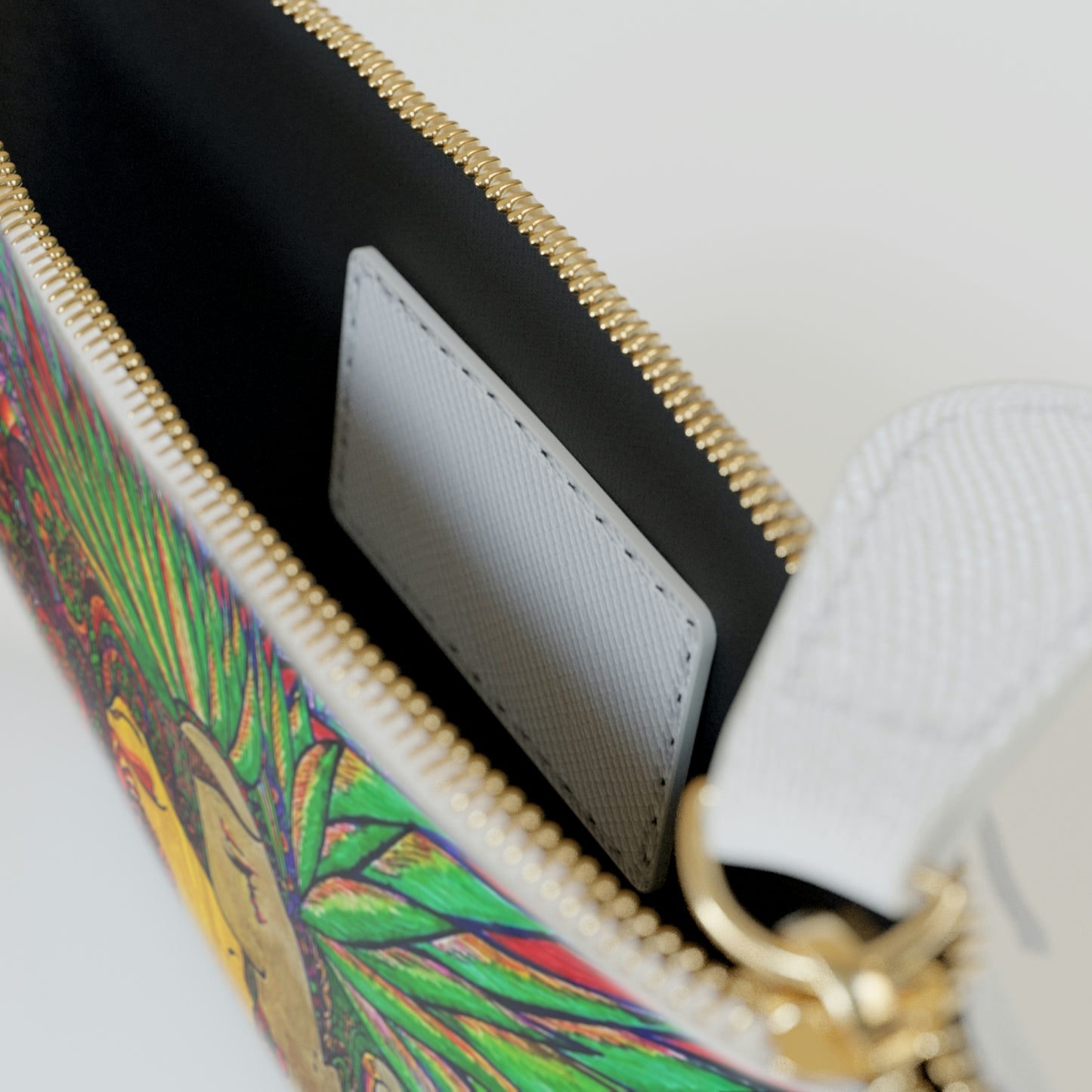 Abstract Surreal Romantic Kiss Mini Clutch Bag, Bridal Clutch Purse, Designer Party Clutch, Modern Evening Clutch, Wristlet Wallet for women, Evening Clutch Purse, gifts for her, gifts for bridesmaids, Bag, Bagging