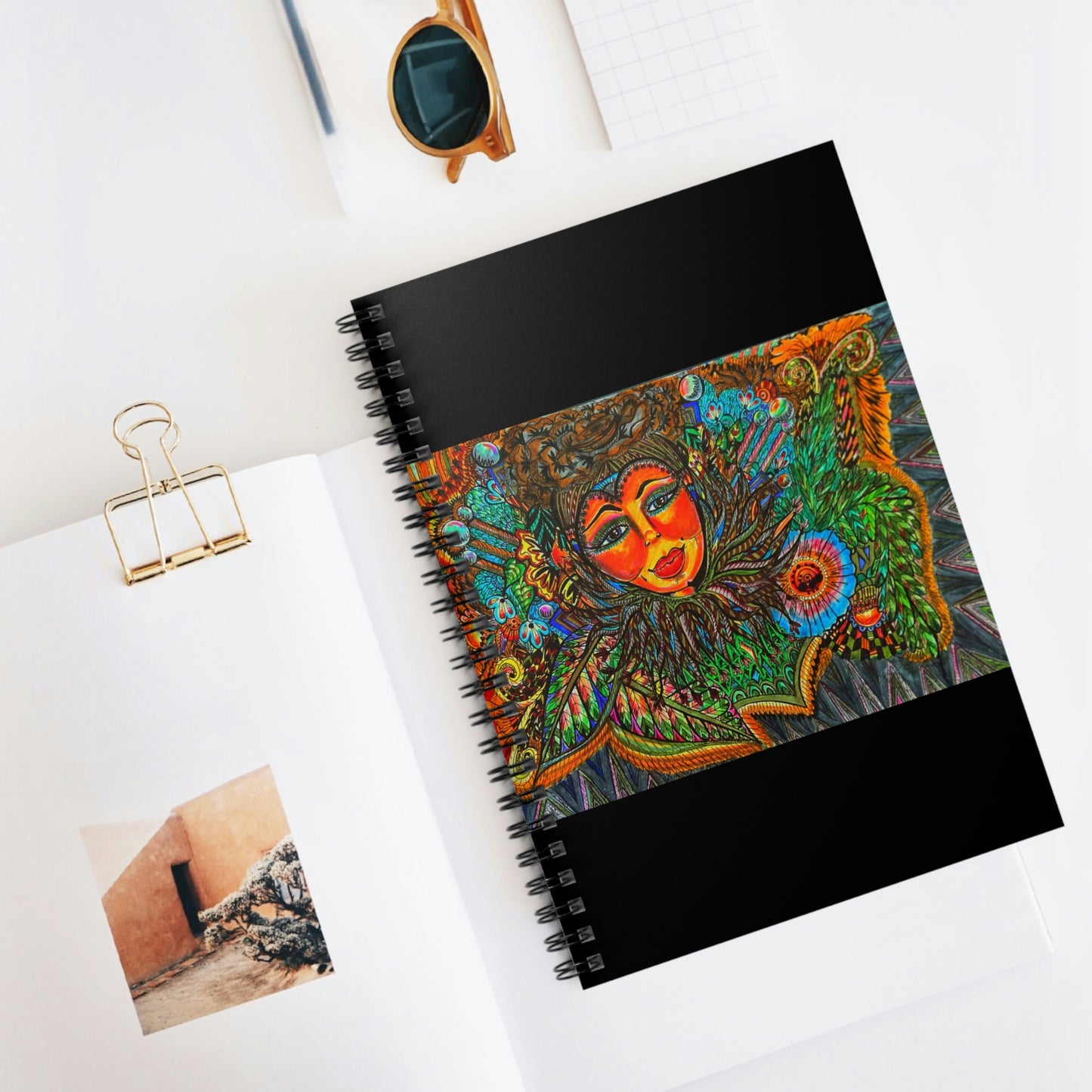 Abstract, Surreal Spirit Spiral Notebook - Ruled Line