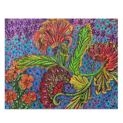 Floral Puzzle (120, 252, 500-Piece)JigSaw Puzzle, Birthday Gift, Gifts For Bridesmaids