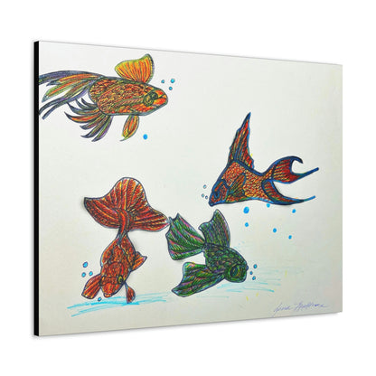 Fish Bowl, Fashion, Abstract, Friendship, Inspiration Wall Art
