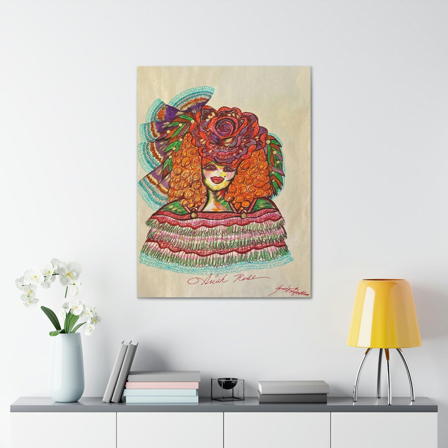 Abstract, Surreal, Funky Woman, Friendship, Inspiration Wall Art