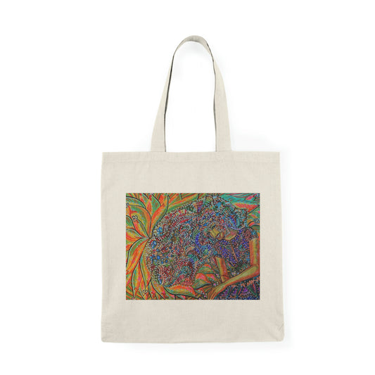 Abstract, Surreal Angle Natural Tote Bag, Aesthetic Canvas Bag Shopping Bag, Birthday Gift Bag, Bridal Gift Tote Bag, Library Bag.