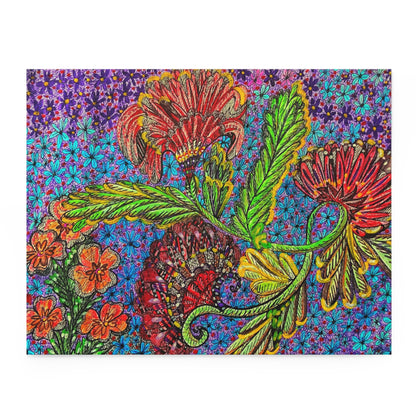 Floral Puzzle (120, 252, 500-Piece)JigSaw Puzzle, Birthday Gift, Gifts For Bridesmaids